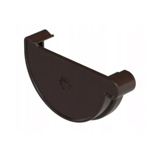 Denko rynnowe lewe 90mm Brąz Galeco