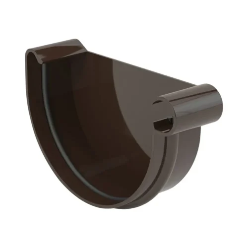 Denko rynnowe prawe 125mm Brąz Gamratv