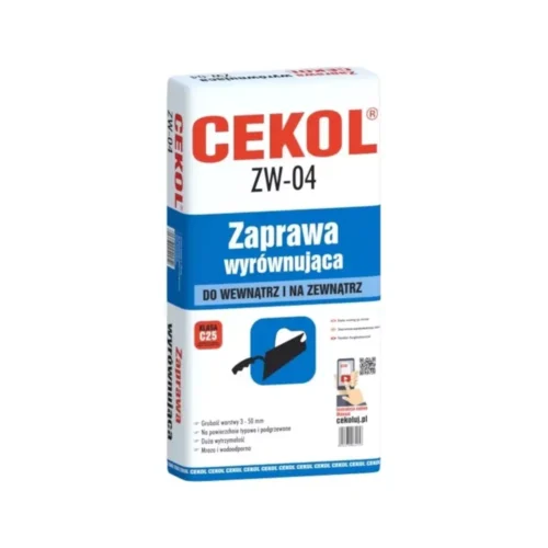 Zaprawa wyrównująca Cekol ZW-04 22 kg