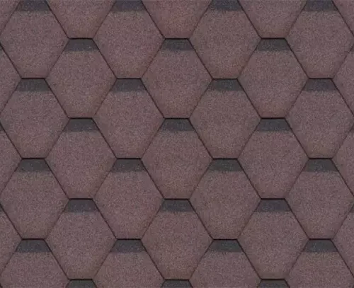 Gont Rock Hexagonal Brązowy Trapez