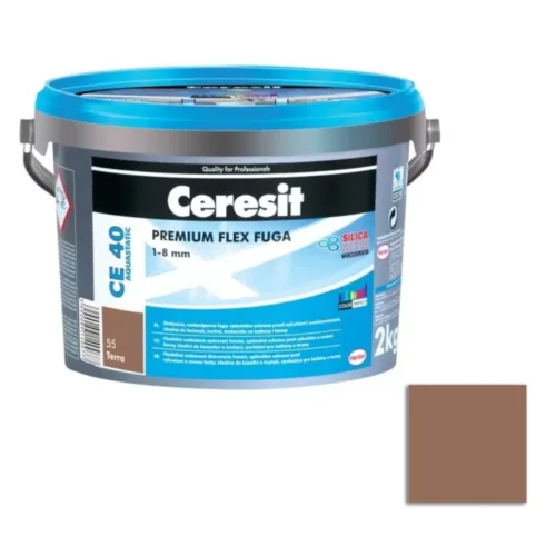 Fuga cementowa Ceresit Ce40 Terra brąz 2kg