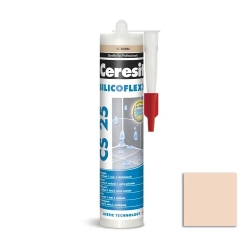 Silikon sanitarny Ceresit CS 25 Beżowy 280ml