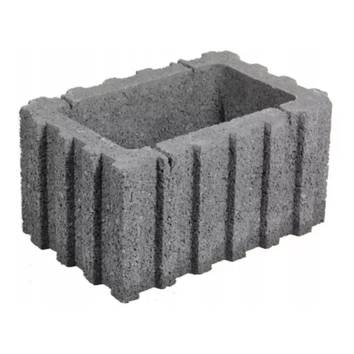 Donica prostokątna betonowa 40x28x20 - Szary
